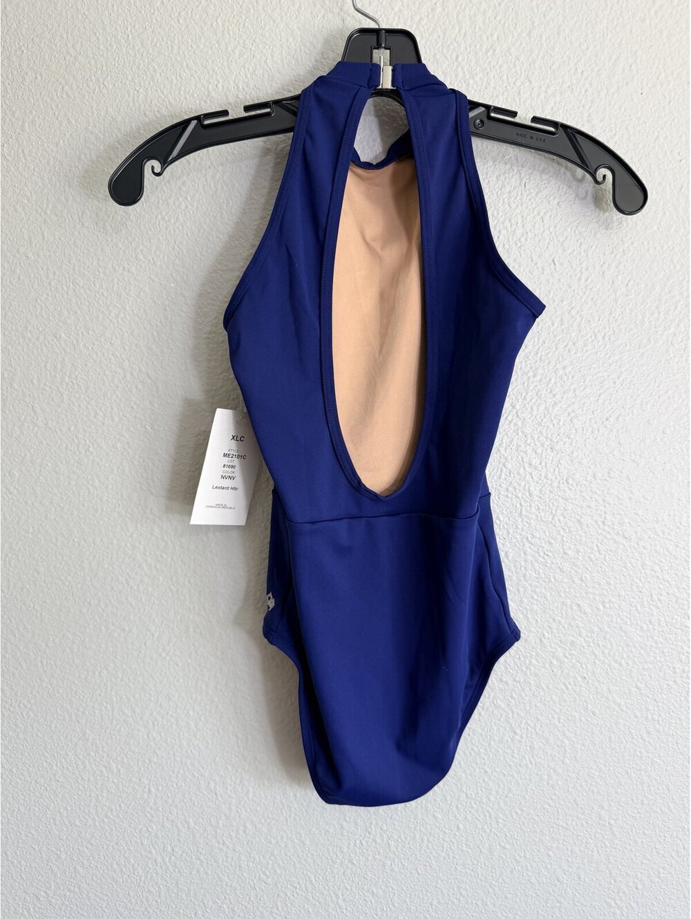 Mariia Halter‎ Dance Leotard Open Back Navy Size XLC Extra Large Child ME2101C - Picture 2 of 6